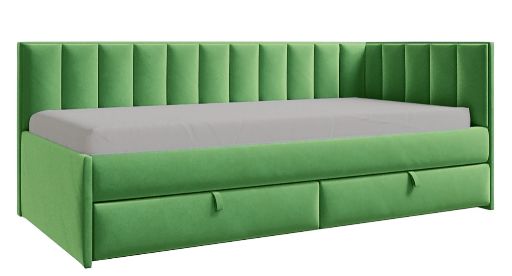 Диван Кэмбридж (900х2000) ,зеленый ,правый